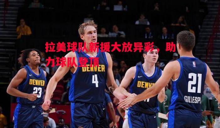 利记平台-拉美球队新援大放异彩，助力球队登顶